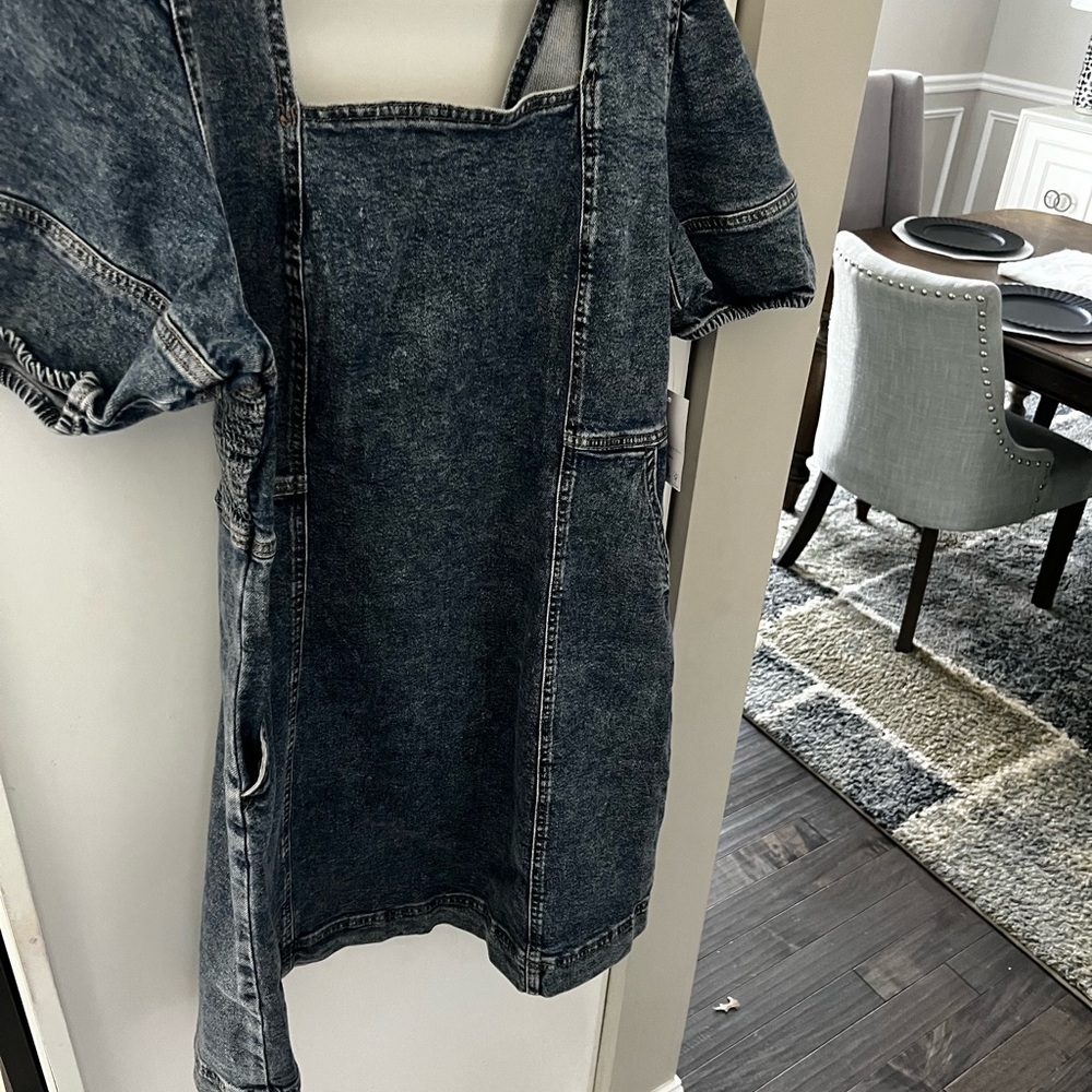 SO Light Blue Denim Dress - Picture 3 of 5